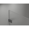 Mexen Lunar-B Duo kabina za tuš s dvostrukim vratima 95 x 90 cm, prozirna, pištolj metal - 832-095L-090P-95-00