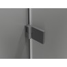 Mexen Lunar-B Duo kabina za tuš s dvostrukim vratima 95 x 90 cm, prozirna, pištolj metal - 832-095L-090P-95-00