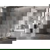Mexen Lunar-B Duo Duschkabine, schwenkbar 100 x 70 cm, transparent, gebürsteter Nickel - 832-100L-070P-97-00