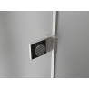 Mexen Lunar-B Duo hinged dušikabiin 85 x 75 cm, läbipaistev, harjatud nikkel - 832-085L-075P-97-00