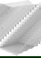 Mexen Lunar-B Duo Duschkabine Schwenktür 85 x 80 cm, transparent, gebürsteter Nickel - 832-085L-080P-97-00