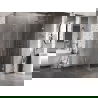 Mexen Lunar-B L Duschkabine klappbar rechts 80 x 80 cm, transparent, Chrom - 832L-080-080-01-00-P