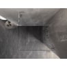 Mexen Lunar-B L cabine de douche pivotante droite 80 x 80 cm, transparent, chrome - 832L-080-080-01-00-P