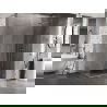 Mexen Lunar-B L Duschkabine, schwenkbar, rechts, 100 x 80 cm, transparent, Chrom - 832L-100-080-01-00-P