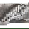 Mexen Lunar-B L Duschkabine schwenkbar rechts 90 x 90 cm, transparent, Chrom - 832L-090-090-01-00-P
