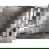 Mexen Lunar-B L Duschkabine schwenkbar rechts 90 x 90 cm, transparent, Chrom - 832L-090-090-01-00-P