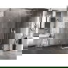 Mexen Lunar-B L Duschkabine nach außen öffnend rechts 70 x 70 cm, transparent, weiß - 832L-070-070-20-00-P