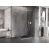 Mexen Lunar-B L cabine de douche pivotante droite 100 x 70 cm, transparent, blanche - 832L-100-070-20-00-P