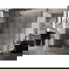 Mexen Lunar-B L Duschkabine aufschwenkbar links 70 x 70 cm, transparent, gebürstetes Kupfer - 832L-070-070-65-00-L