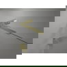 Mexen Lunar-B L Schwenkbare Duschkabine links 100 x 100 cm, transparent, gold - 832L-100-100-50-00-L