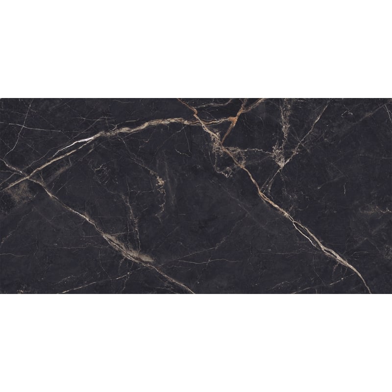 Mexen Eminet Black glasiertes Feinsteinzeug rekt. G1, Boden- und Wandfliese 120 x 60 cm, Hochglanz - TL201-120-060-00
