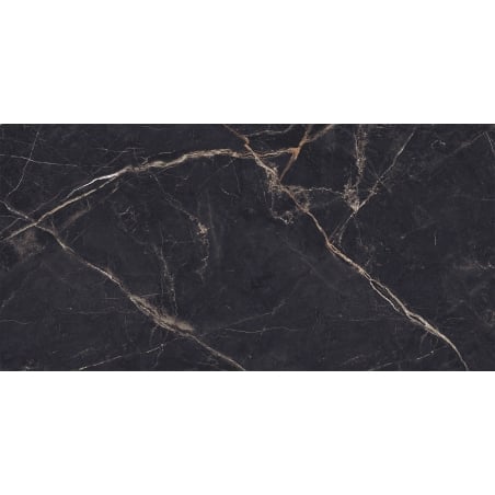 Mexen Eminet Black glasiertes Feinsteinzeug rekt. G1, Boden- und Wandfliese 120 x 60 cm, Hochglanz - TL201-120-060-00