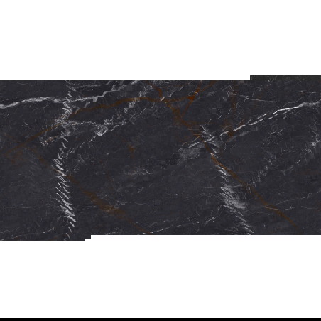Mexen Eminet Black gres szkliwiony rekt. G1, płytka podłogowo-ścienna 120 x 60 cm, wysoki połysk - TL201-120-060-00
