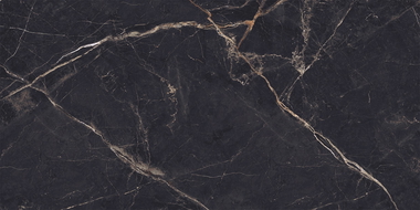 Mexen Eminet Black geglazuurd gerectificeerd G1 gres, vloer-wandtegel 120 x 60 cm, hoge glans - TL201-120-060-00