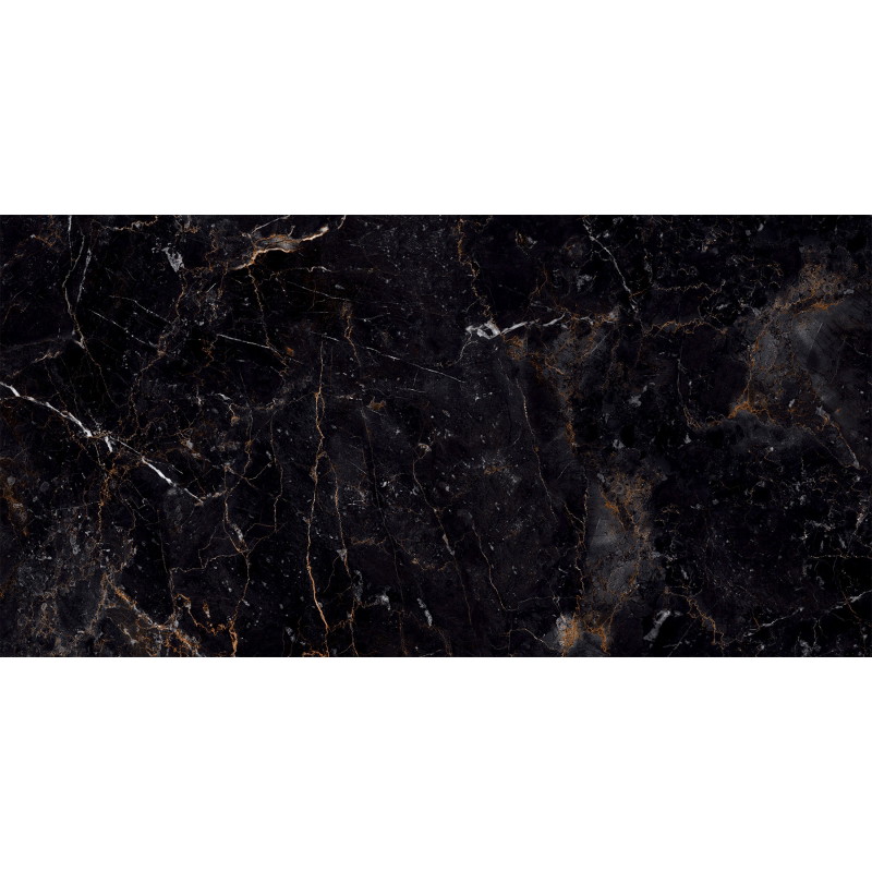 Mexen Champion Black gres szkliwiony rekt. G1, płytka podłogowo-ścienna 120 x 60 cm, wysoki połysk - TL202-120-060-00