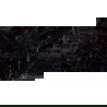 Mexen Champion Zwart geglazuurd rect. G1, vloer- en wandtegel 120 x 60 cm, hoge glans - TL202-120-060-00