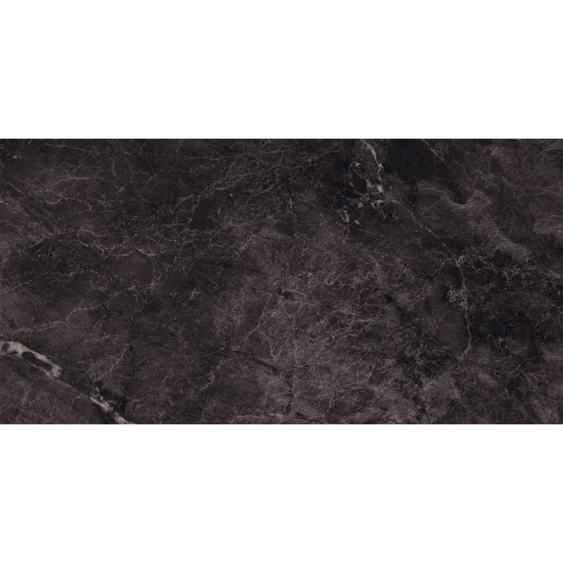 Mexen Merison Black glanzend geglazuurd gerectificeerd G1, vloer- en wandtegel 120 x 60 cm, hoogglans - TL203-120-060-00