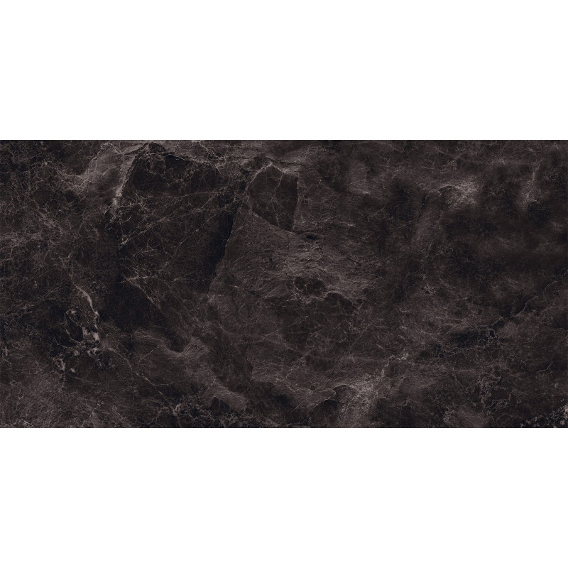 Mexen Merison Schwarzer, glasierter Feinsteinzeug rek. G1, Boden-Wand-Fliese 120 x 60 cm, Hochglanz - TL203-120-060-00