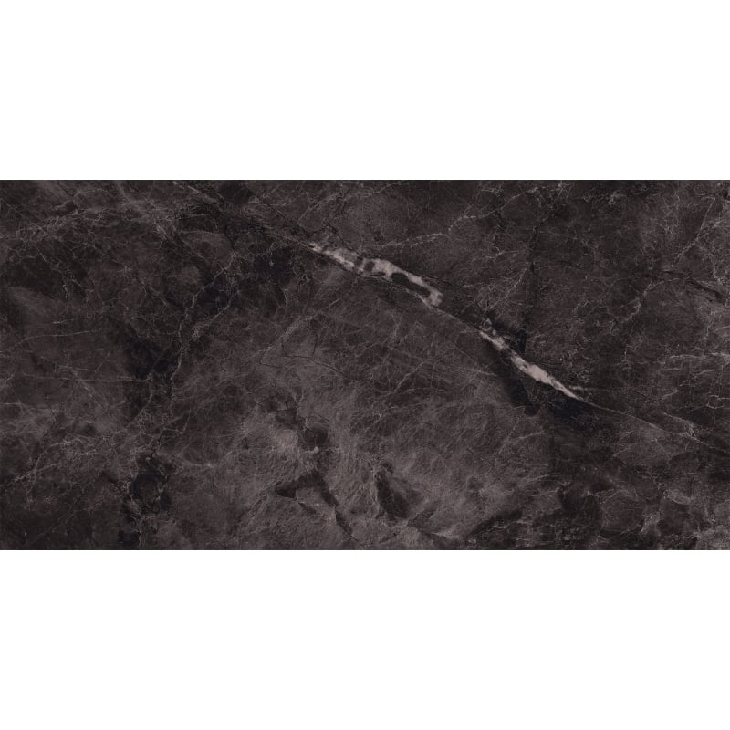 Mexen Merison Black glazed rectified G1, floor-wall tile 120 x 60 cm, high gloss - TL203-120-060-00