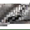 Mexen Lunar-B L Duschkabine schwenkbar rechts 80 x 80 cm, transparent, gold - 832L-080-080-50-00-P