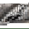 Mexen Lunar-B Duschkabine, Tür rechts, 95 x 90 cm, transparent, schwarz - 832-095-090-70-00-P