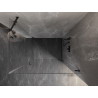 Mexen Lunar-B dušinurk, pööratav uks paremal 100 x 90 cm, läbipaistev, must - 832-100-090-70-00-P