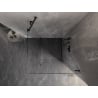 Mexen Lunar-B Duschkabine schwenkbar rechts 100 x 100 cm, transparent, schwarz - 832-100-100-70-00-P