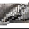 Mexen Lunar-B L, rechte Duschkabine 100 x 80 cm, transparent, gold - 832L-100-080-50-00-P