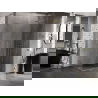 Mexen Lunar-B L, rechte Duschkabine 100 x 80 cm, transparent, gold - 832L-100-080-50-00-P