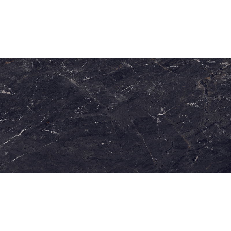 Mexen Sintra Black gres esmaltado rectificado G1, azulejo para suelo y pared 120 x 60 cm, alto brillo - TL204-120-060-00