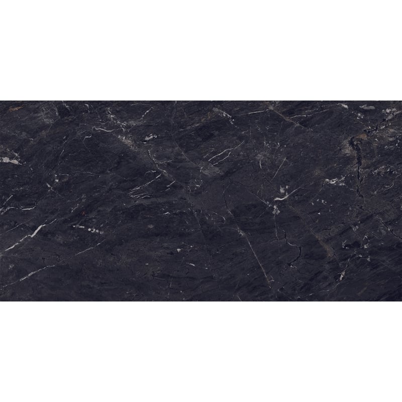 Mexen Sintra Svart glasyrrektifierad granitkeramik G1, golv- och väggplatta 120 x 60 cm, hög glans - TL204-120-060-00