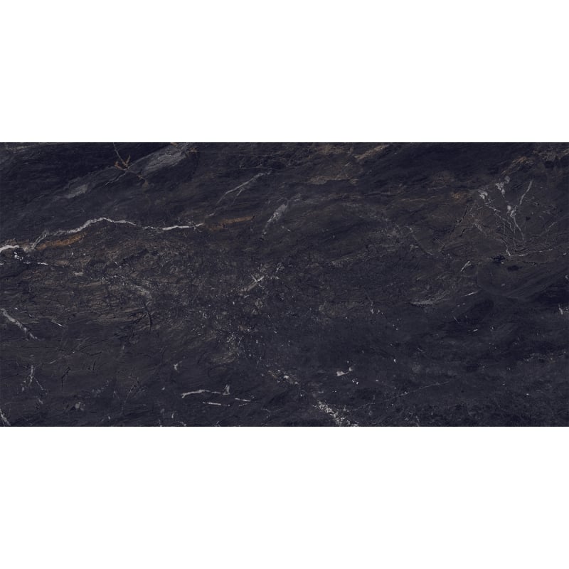 Mexen Sintra Crna glazirana porculanska pločica rekt. G1, podno-zidna pločica 120 x 60 cm, visok sjaj - TL204-120-060-00