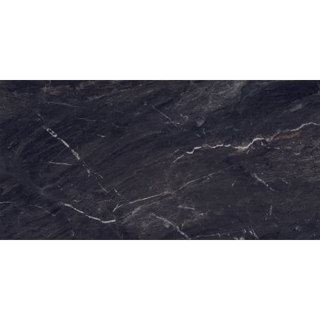 Mexen Sintra Black Glasierte Feinsteinzeugfliese rekt. G1, Boden- und Wandfliese 120 x 60 cm, Hochglanz - TL204-120-060-00