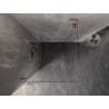 Mexen Lunar-B L cabine de douche pivotante gauche 90 x 90 cm, transparent, cuivre brossé - 832L-090-090-65-00-L