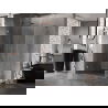 Mexen Lunar-B L Duschkabine schwenkbar links 95 x 90 cm, transparent, gebürstetes Kupfer - 832L-095-090-65-00-L