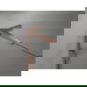 Mexen Lunar-B L Duschkabine mit schwenkbarer Tür links 100 x 100 cm, transparent, gebürstetes Kupfer - 832L-100-100-65-00-L