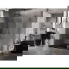 Mexen Lunar-B L Duschkabine schwenkbar links 75 x 70 cm, transparent, gun gray gebürstet - 832L-075-070-66-00-L