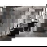 Mexen Lunar-B L Duschkabine schwenkbar links 75 x 70 cm, transparent, gun gray gebürstet - 832L-075-070-66-00-L