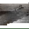 Mexen Lunar-B L Duschkabine schwenkbar links 90 x 70 cm, transparent, gebürstetes Gun Gray - 832L-090-070-66-00-L