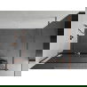 Mexen Kioto+ douchewand met plank Walk-in 90 x 200 cm, transparant, roze goud - 800-090-121-60-00