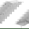 Mexen Lunar-B L Duschkabine schwenkbar links 80 x 80 cm, transparent, gun gray gebürstet - 832L-080-080-66-00-L