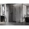Mexen Lunar-B L cabine de douche pivotante gauche 95 x 90 cm, transparent, gris canon brossé - 832L-095-090-66-00-L