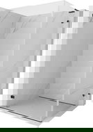 Mexen Lunar-B L Leva nihajna tuš kabina 100 x 70 cm, prozorna, črna - 832L-100-070-70-00-L