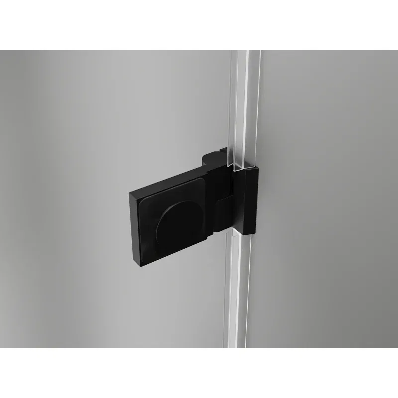 Mexen Lunar-B L cabine de douche pivotante gauche 85 x 80 cm, transparent, noire - 832L-085-080-70-00-L