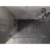 Mexen Lunar-B L cabine de douche pivotante gauche 90 x 80 cm, transparent, noir - 832L-090-080-70-00-L