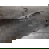 Mexen Lunar-B L draaideur douchecabine links 70 x 70 cm, transparant, kanonmetaal - 832L-070-070-95-00-L