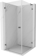 Mexen Lunar-B L Duschkabine, schwenkbar links, 70 x 70 cm, transparent, Gun Metal - 832L-070-070-95-00-L