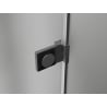 Mexen Lunar-B L cabine de douche pivotante gauche 85 x 70 cm, transparent, métal gun - 832L-085-070-95-00-L