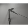 Mexen Lunar-B L cabine de douche pivotante gauche 85 x 70 cm, transparent, métal gun - 832L-085-070-95-00-L