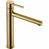 Mexen Elba rubinetto da lavabo alto, dorato - 74110-50